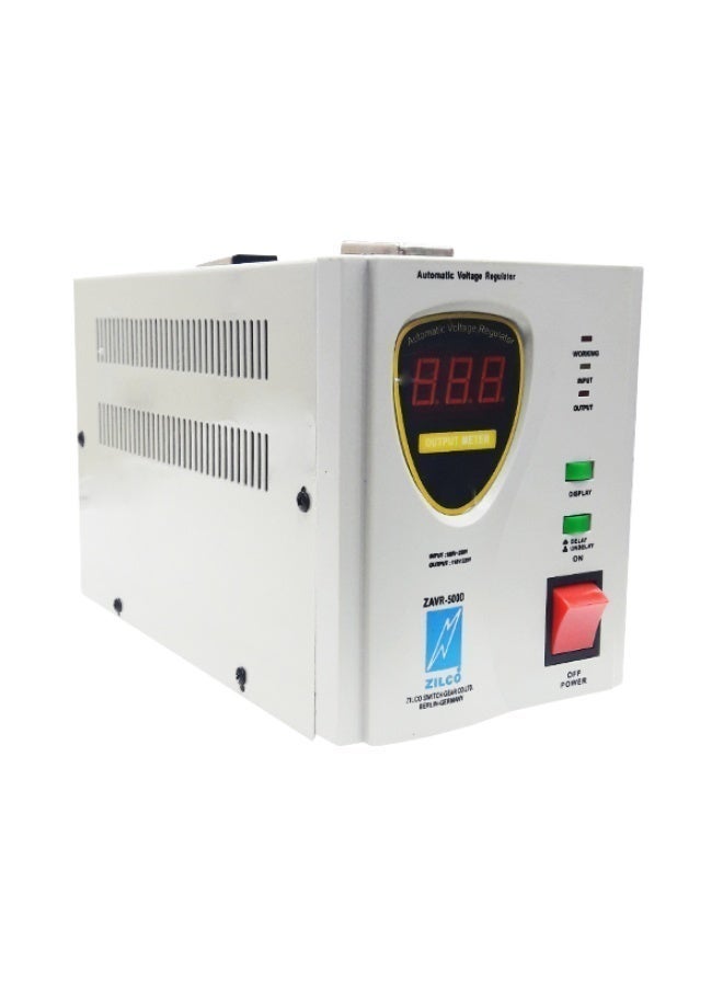 Zilco ZAVR-500D 500W Automatic Voltage Regulator (AVR-D) – ZILCO | Premium Switchgear & Voltage Stabilizer for Home & Industrial Use - Image 2